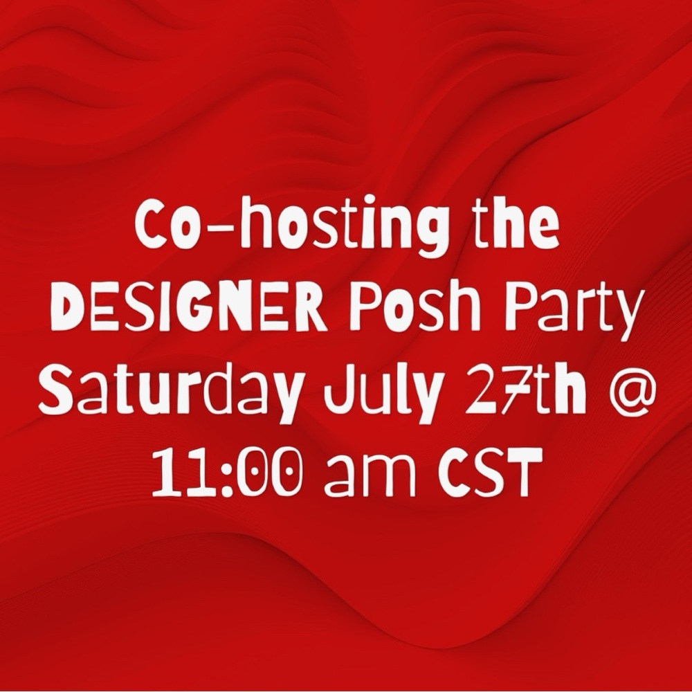 Cohosting DESIGNER - 7/27 at 11:00 CST. Sign up for a host pick!